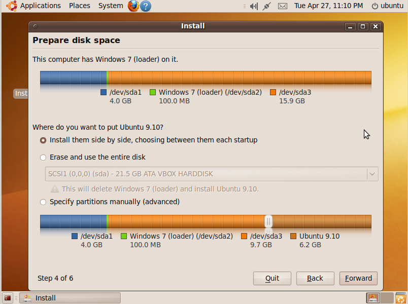 Unbuntu install1.PNG