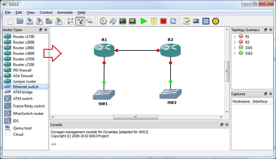 gns3 routers