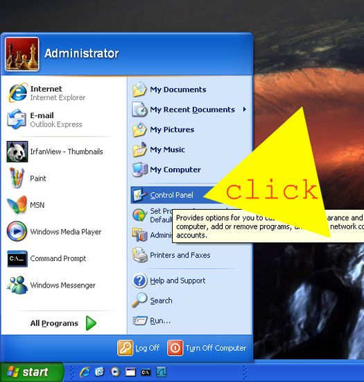 SHARING FILES IN WINDOWS XP visual data 7