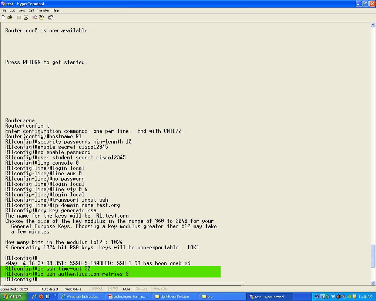 Securing Router Logins with SSH ITCwiki