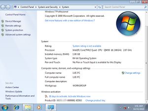 backup windows 7 activation
